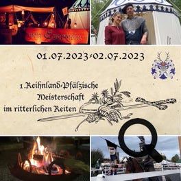 erste Rheinlandpfälzische Meiterschaft im ritterlichen Reiten